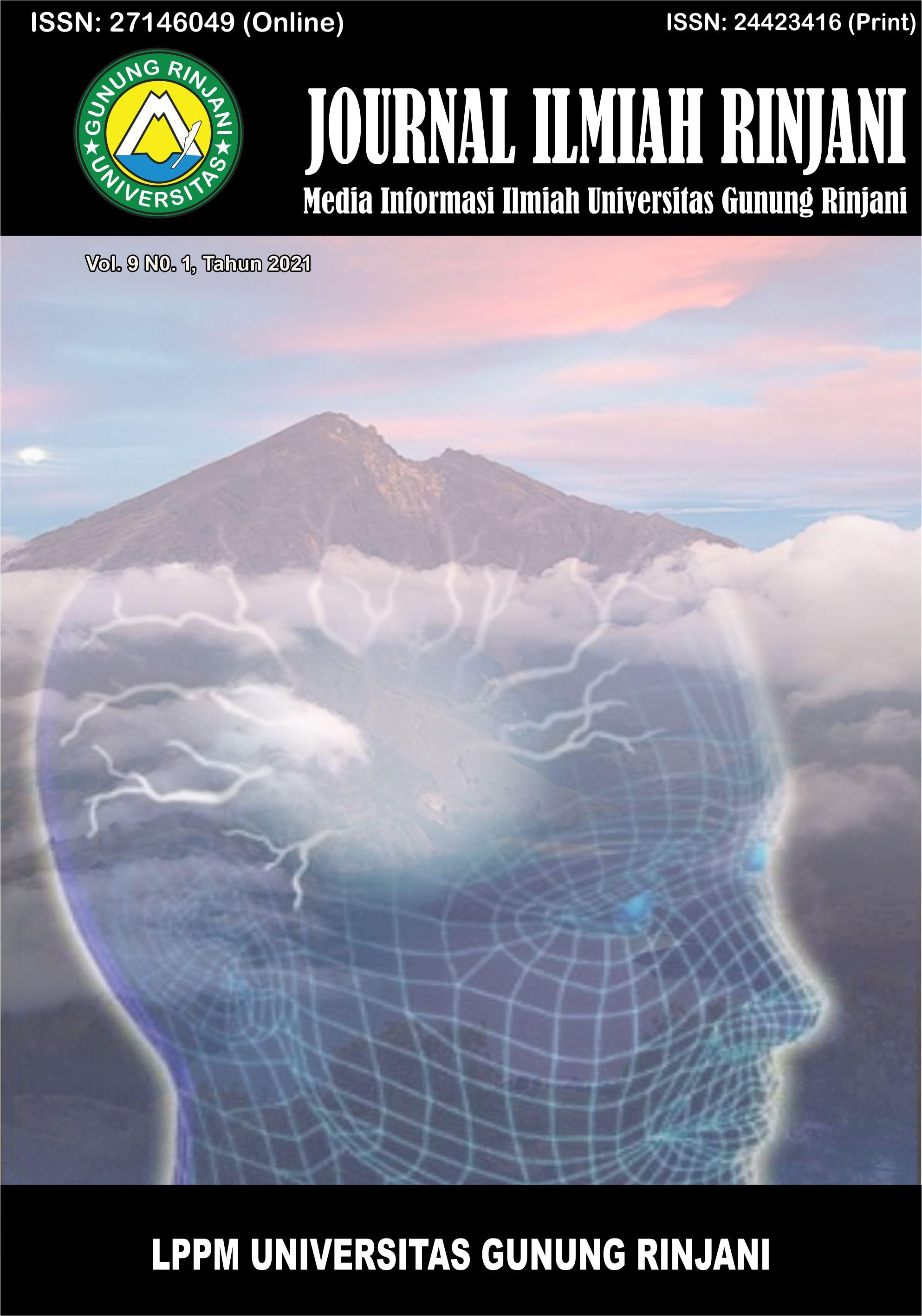  View Vol. 9 No. 1 (2021): Journal Ilmiah Rinjani: Media Informasi Ilmiah Universitas Gunung Rinjani 