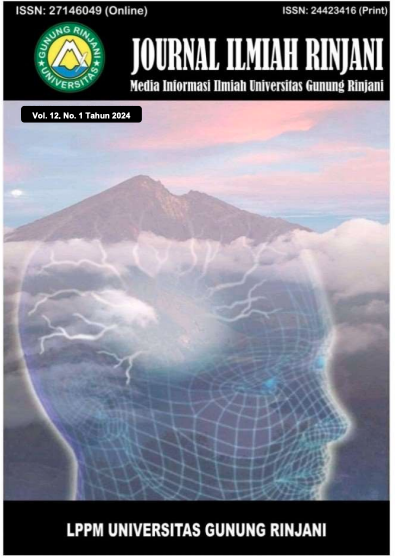 					View Vol. 12 No. 1 (2024): Journal Ilmiah Rinjani: Media Informasi Ilmiah Universitas Gunung Rinjani
				